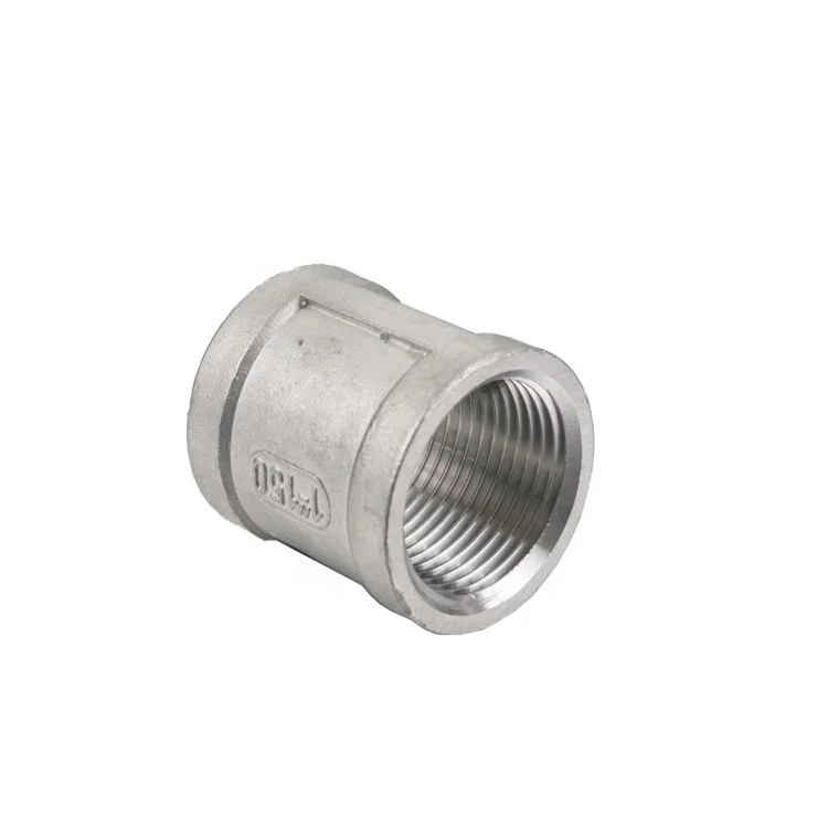 
Stainless steel female threaded coupling SS304 Sanitary pipe fittings socket banded 1/4