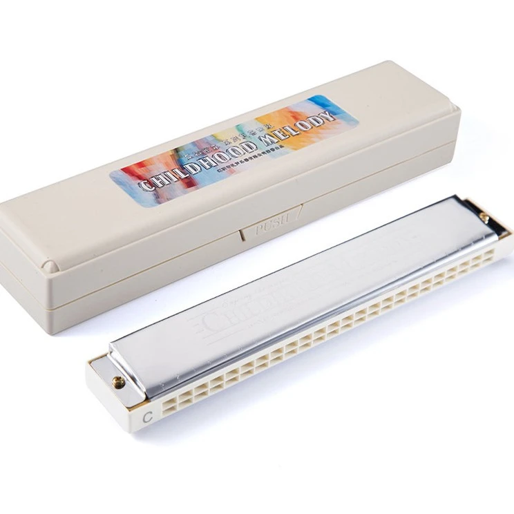 24 Hole Kids Tremolo Harmonica for Sale