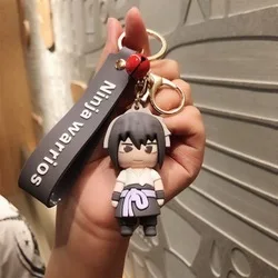 2021 llaveros Naruto Akatsuki Uchiha Itachi Sharingan Cosplay Props Keychain Konoha Kakashi Jiraiya Doll Pendant Key ring Chain