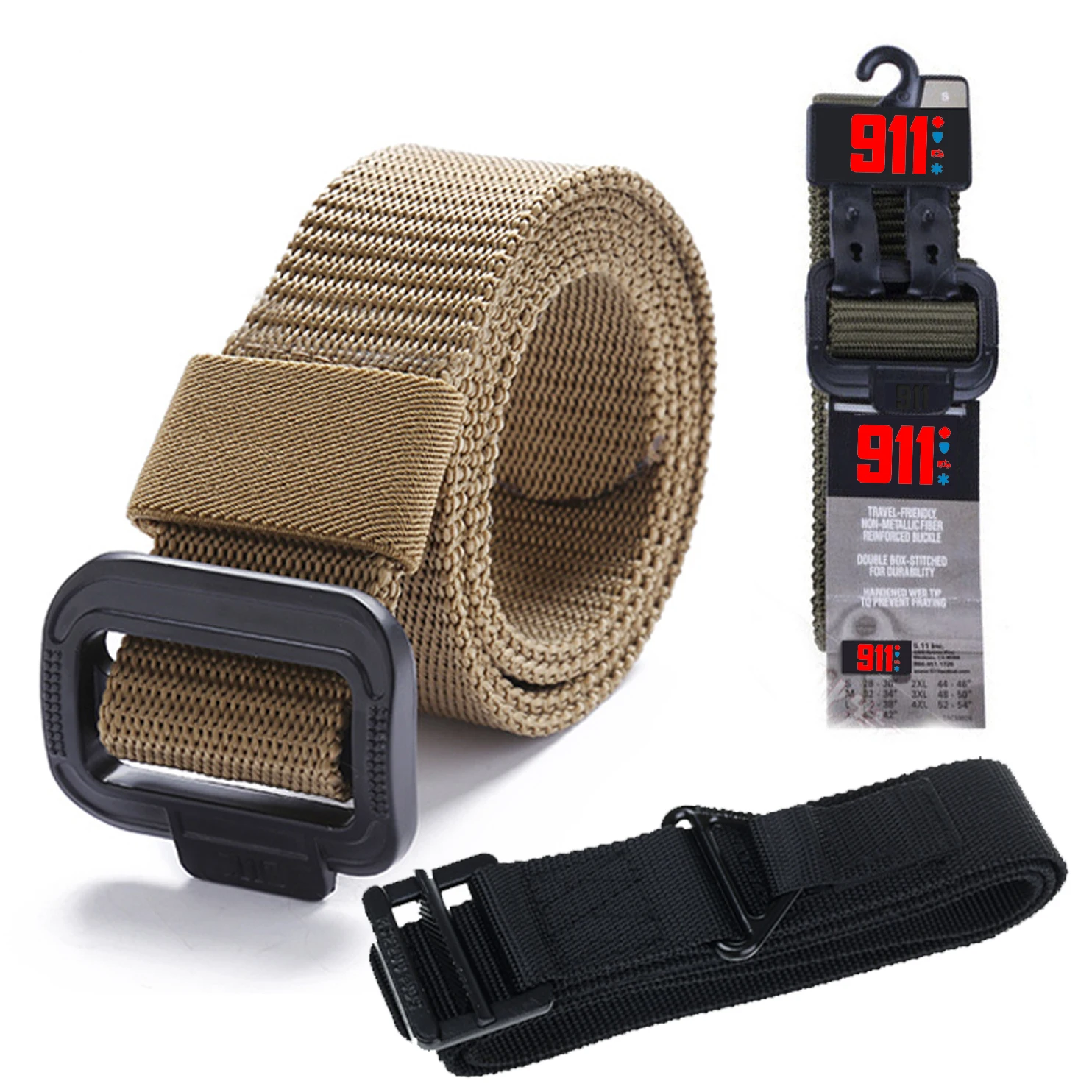 8316 Customized Tactical Belt  Quick Release Buckle And Soft Comfortable Nylon Belt  for outdoor activities.