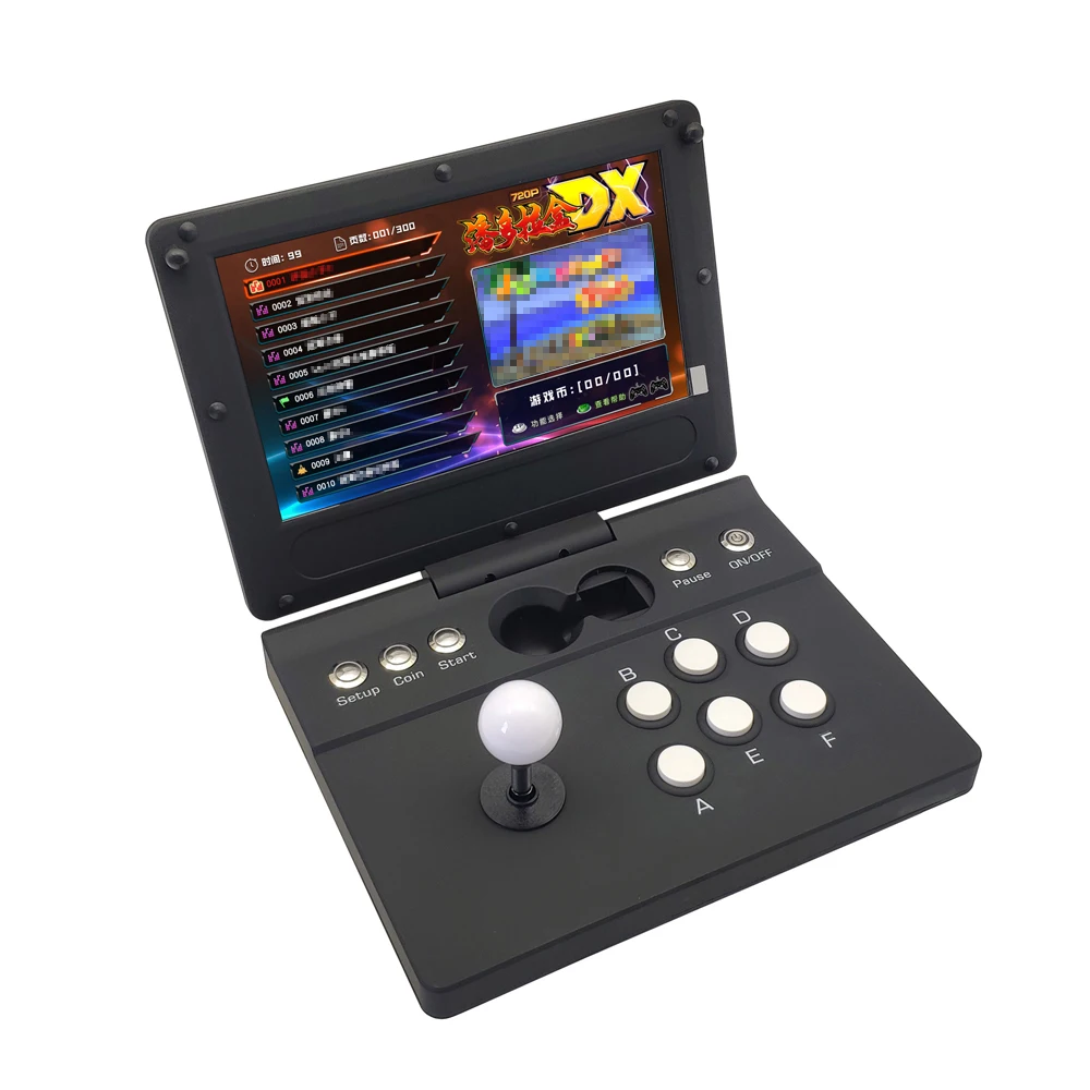 2022 new Pandora box CX 2800 in 1 Folding mini arcade machine supports 1-2 players 10.1 inch 720P HD video game console