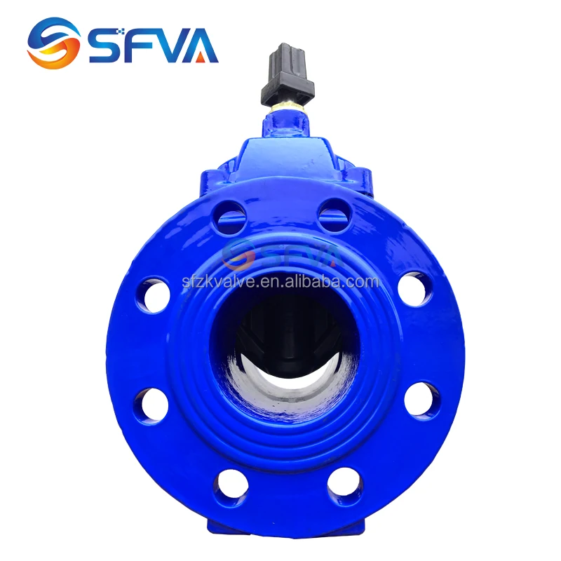 SFVA BRAND GOOD QUALITY cast iron resilient seat DIN3352 F5 DN100 PN25 gate valve