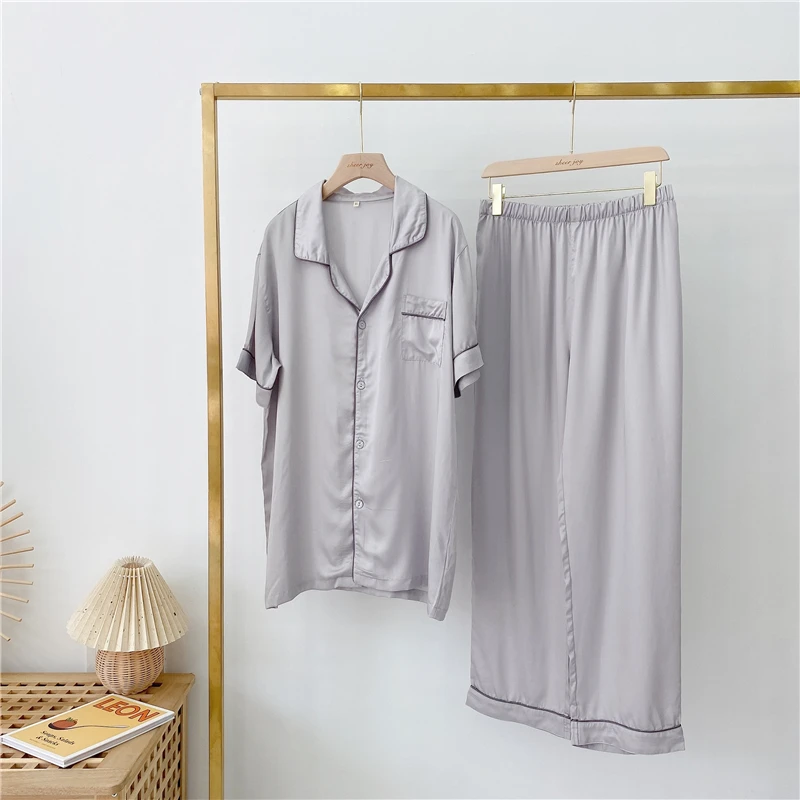 Ночная сорочка в японском стиле Tencel пижамный