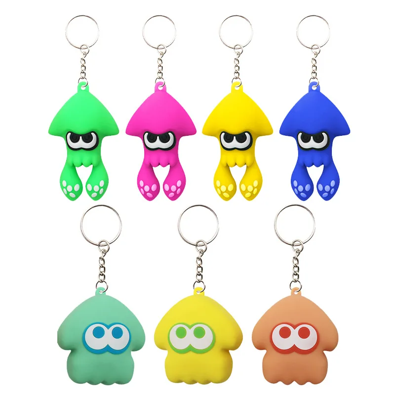 The new cross-border game around the jet warrior keychain squid octopus pendant