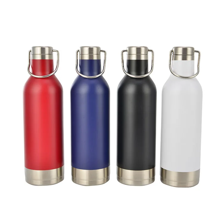 
Custom Logo Private Label Portable Outdoor Sport Travel Double Wall Stainless Steel Vacuum Water Bottles 