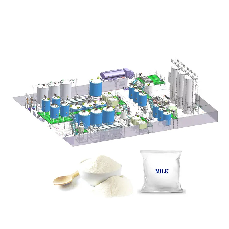 Milk Powder Production Line Milk Powder Processing Plant Agitate Tank Manufacturing Plant,food & Beverage Factory 500-10000L