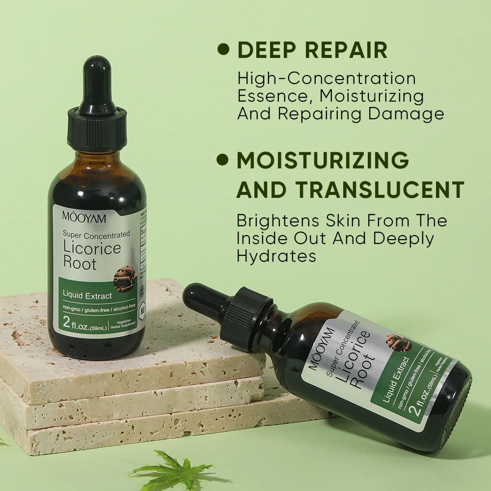 Brightens Skin From The Inside Out Deeply Hydrates Whitening Firming Lightening Pigmentation Corrector 59ml MOOYAM Licorice Root