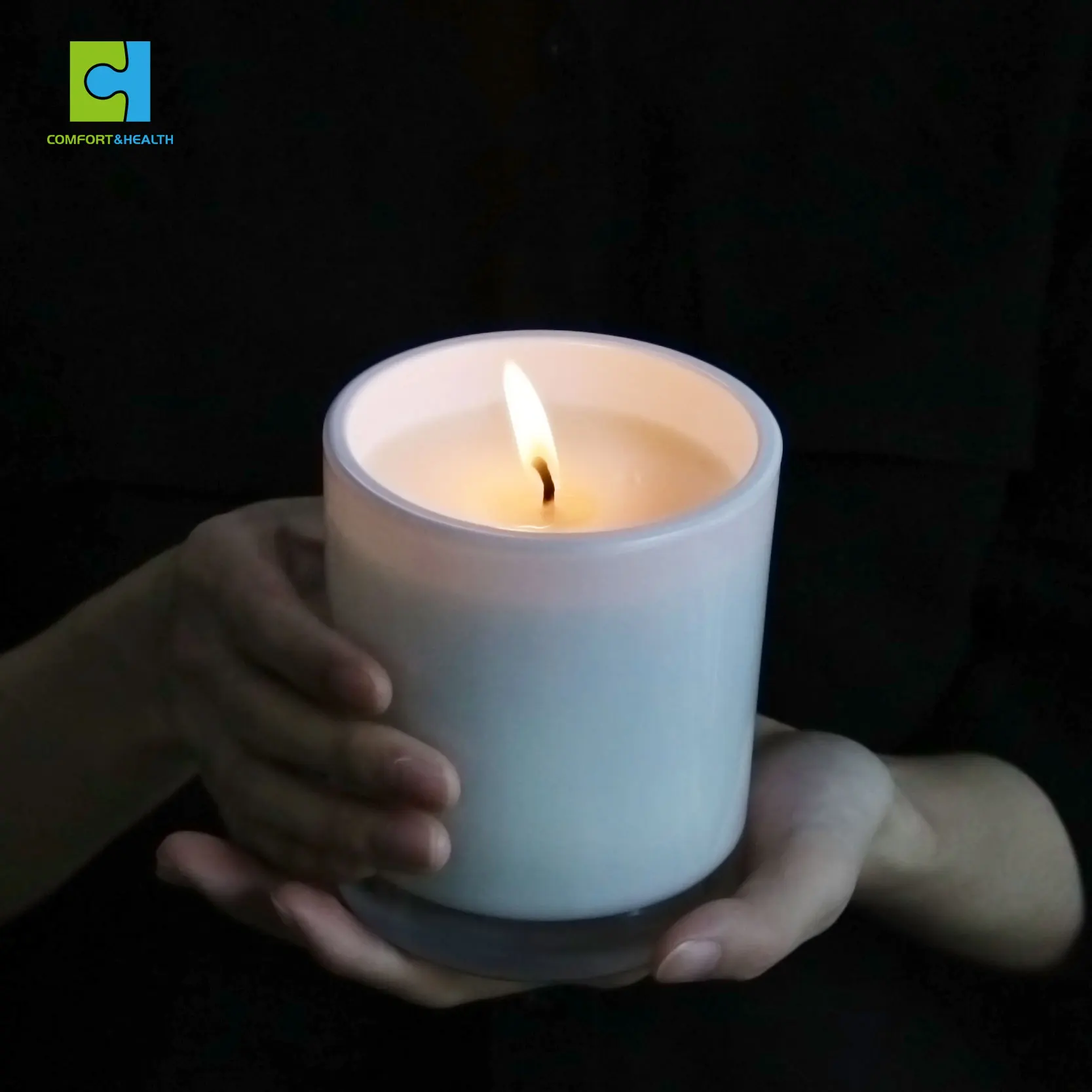 C&H China Wholesale Manufacturer Of High Grade Soy Scented Candles Luxury Private Label Glass Vessel Aroma Candle