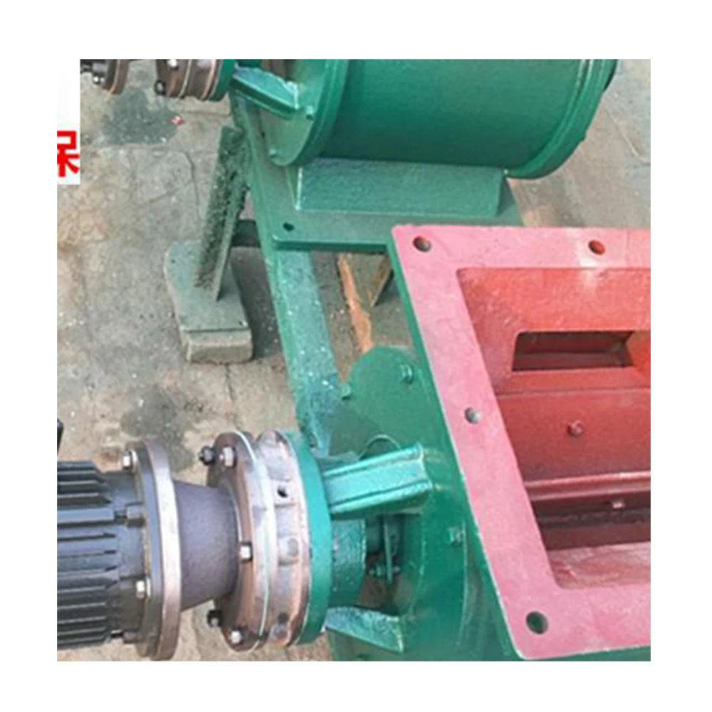 direct drive air rotary sluice feeder self cleaning rotary valve