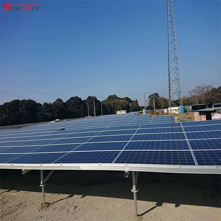 Cheap W Type Ground adjustable solar small ohotovoltaic panel mounting bracket