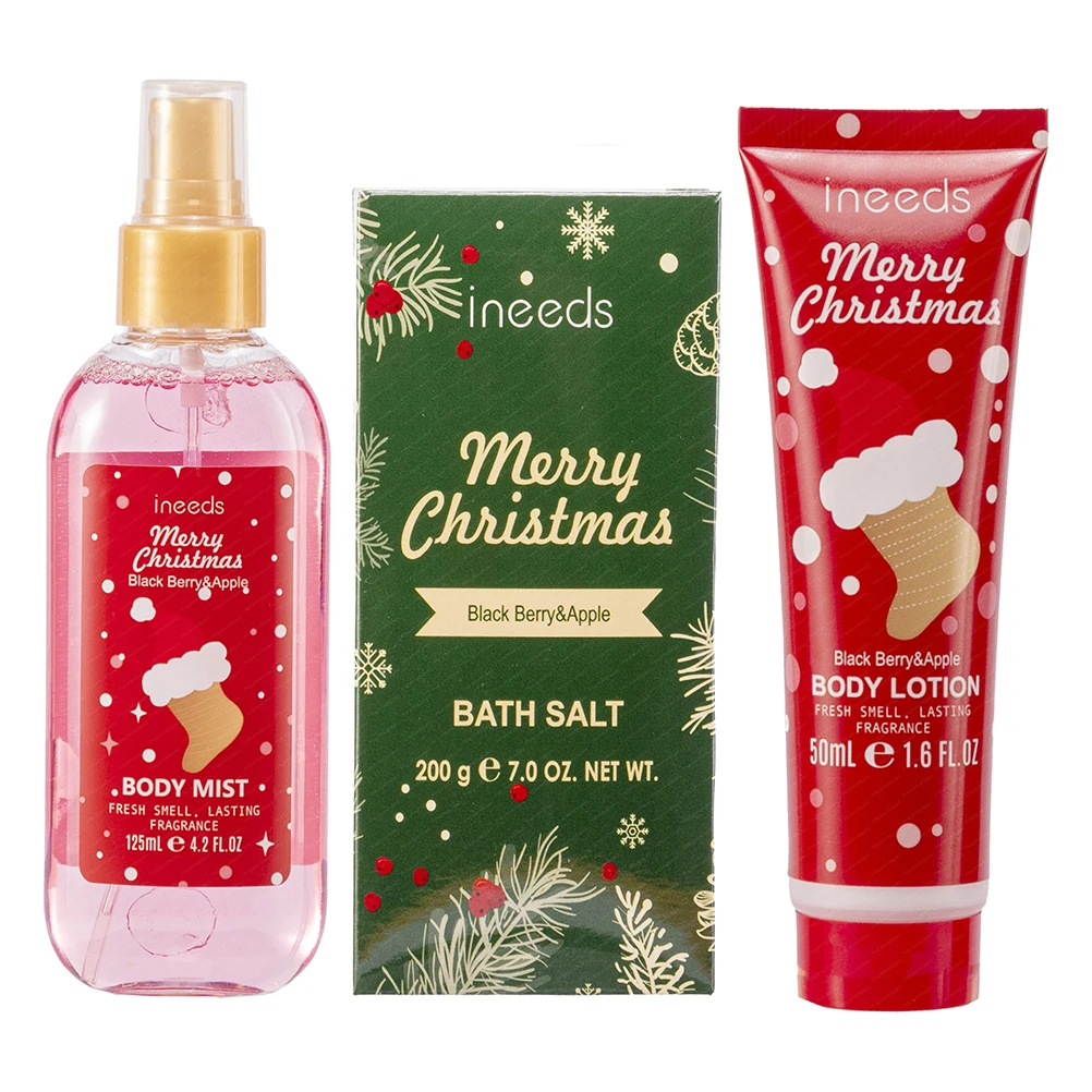 Christmas Luxury spa Bath Gift Set with Perfume   Perfect Holiday skin care set for Women