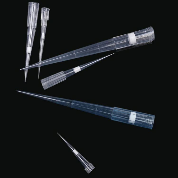 Top Sale 10ul Clear Micro Universal Long Filter Pipette Tips For Lab Use