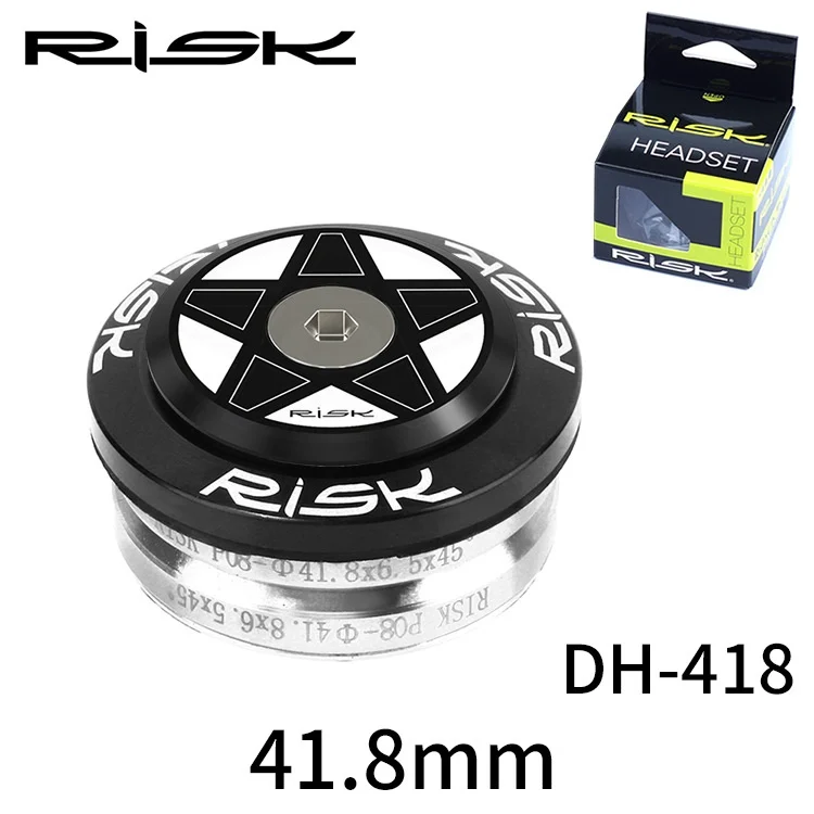 New style RISK Road bike41/41.8/42mm Straight pipe Headset built-in Fully hidden bearing28.6mm Front fork of the frame