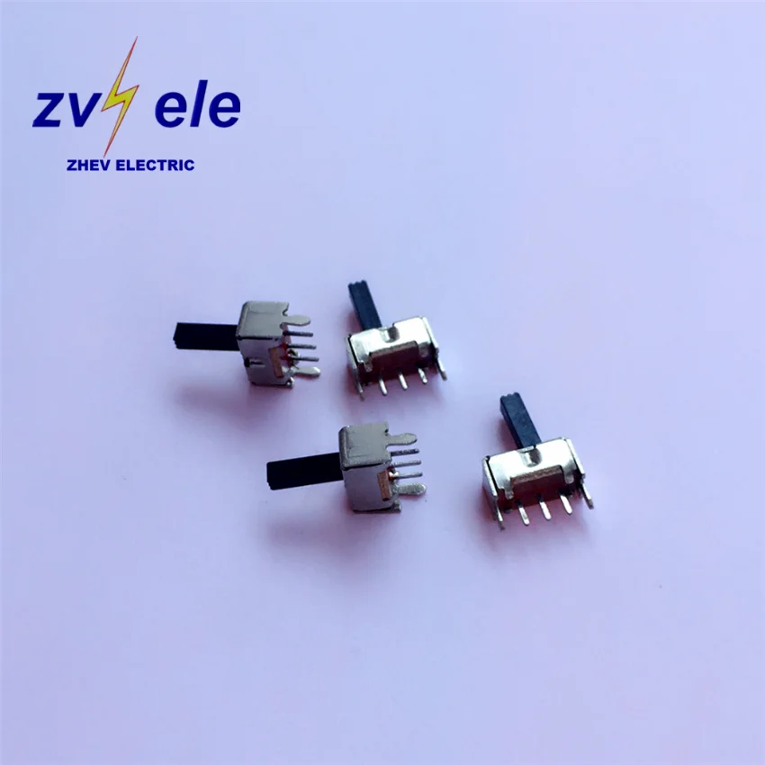 SS-12D02 G7 Two Position Mini 7MM  Slide Switch With 1P2T Customize Button Height