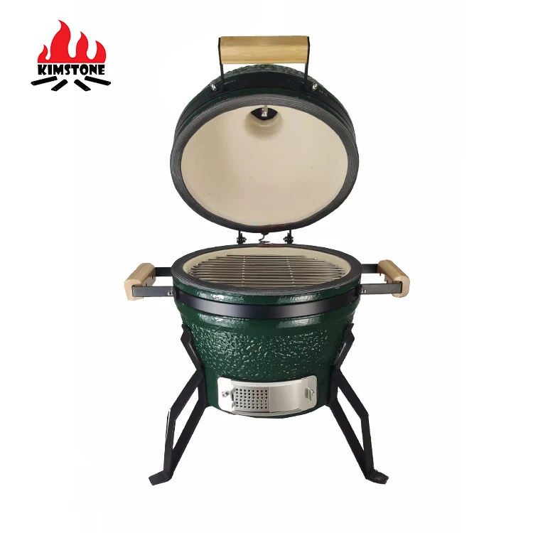 KIMSTONE высокое качество курильщик 13-дюймовый гриль для яиц Kamado барбекю жизни на открытом воздухе
