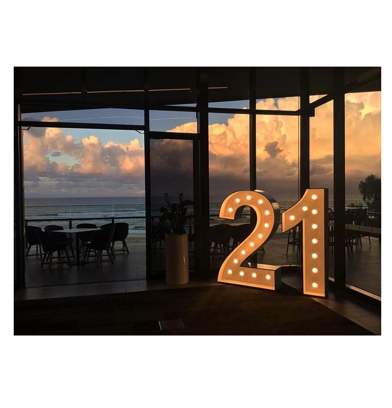  Large Marquee Letter Sign Wedding Decoration Event led Light bulb Letters Numbers