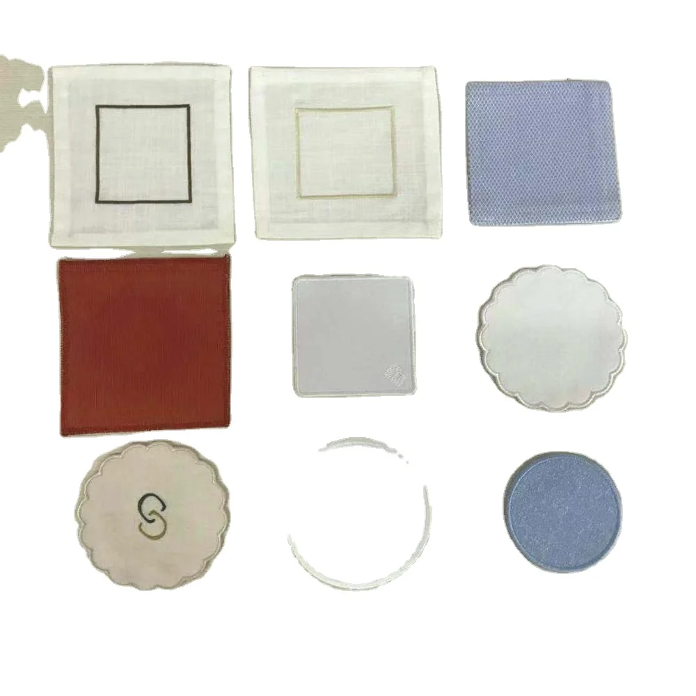 Подставки под заказ для напитков чая кофе круглая или квадратная подставка чашку