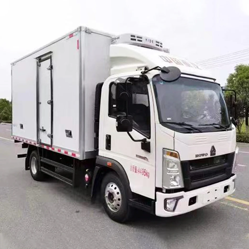 Het Sell Low Price Refrigerated Truck 0.5-1.5ton Truck 8 Cubic Meters Food Cooling Truck for Ice Cream Delivery