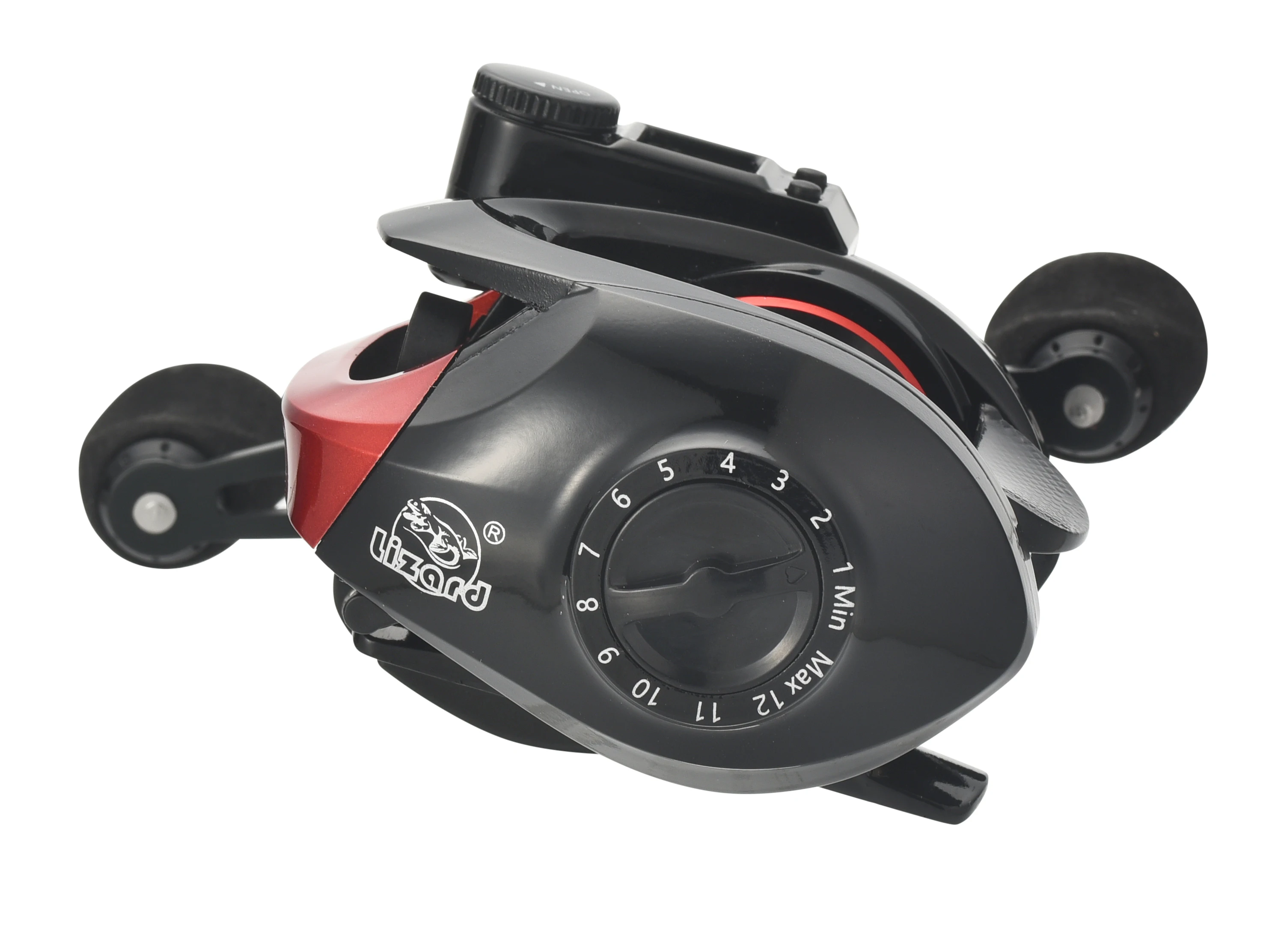 digital display 8KG drag clicker baitcasting reel with 17+1BB metal handle of multifunctional big game baitcast fishing reel