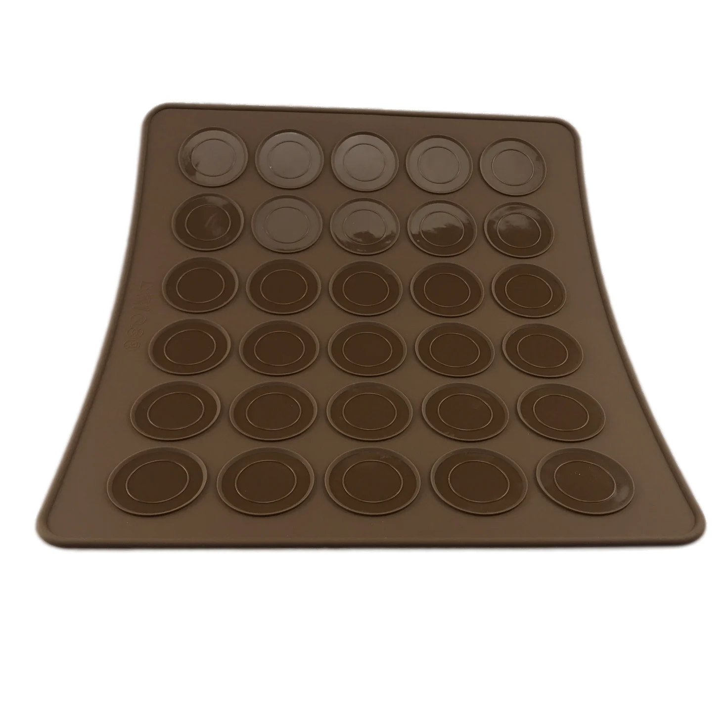 Wholesale Non-stick 30 Capacity Muffin Diy Chocolate Cookie Mould Mode Silicone Macaron Macaroon Baking Sheet Mat