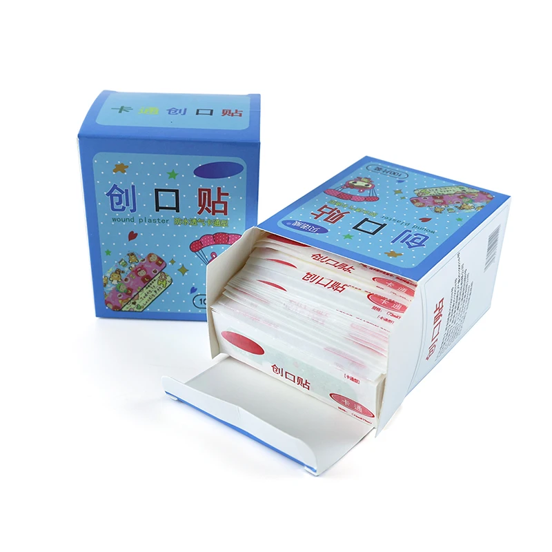 Cartoon Animal Pattern Band Aid Hemostasis Adhesive Bandages First Aid Emergency Kit Portable Band Aid