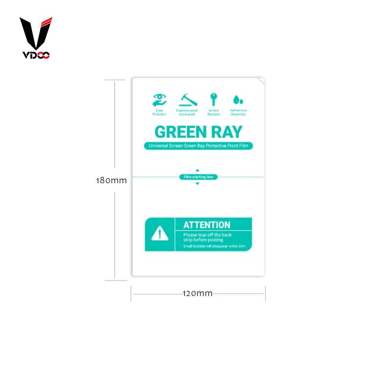 Manufacturer Phone TPU Film Clear/Anti Blue Light 120x180mm Sheet Hydrogel Film Screen Protector with Competitive Price