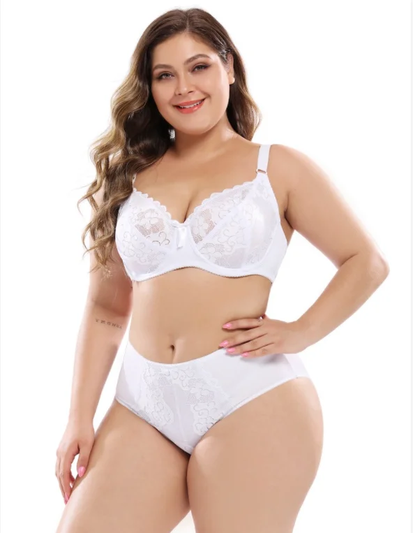 Thin E cup 36 to 46 big size 6 Colors Assorted bra and panty sets cheap