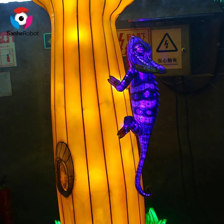 Customized garden exhibition artocarpus altilis  lantern Chinese
