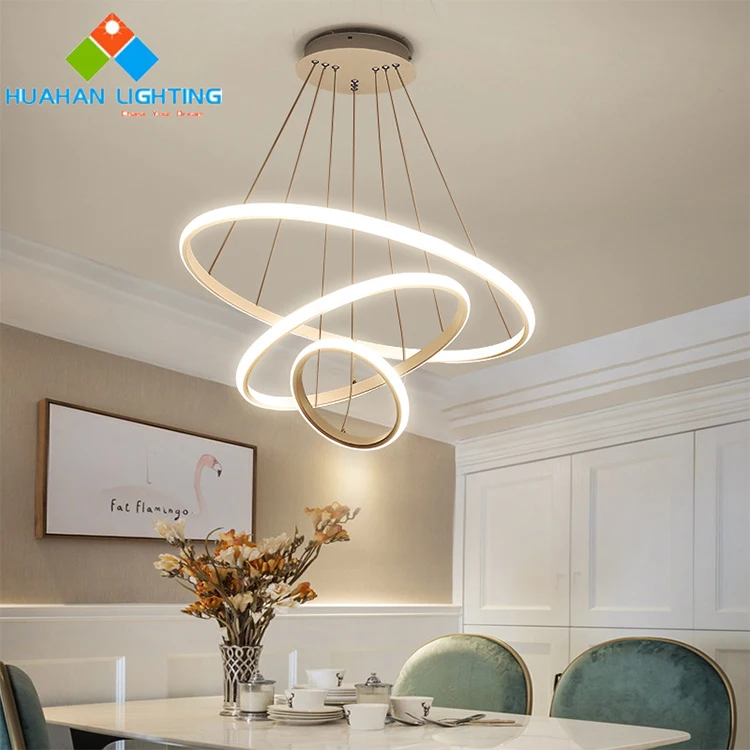 China Suppliers 36w 60w 72w Round Modern Lighting Chandelier Pendant Light Fixtures