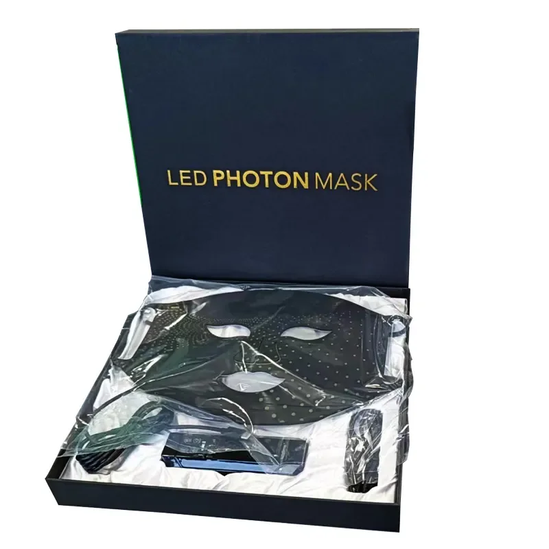 Hot Selling Beauty Products Wholesale Professional Photon PDT LED Light Shield Red Light Infrared Silicone Facial Shield