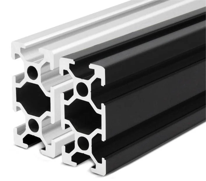 Assembly line worktable 2040 silver black anodizing surface  V slot extruded aluminum Profile 2040 series