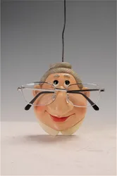 Resin hanging grandma glasses holder spectacles resin figurines gifts crafts