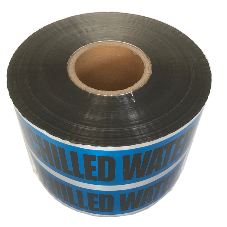 Factory Supply detectable warning tape for marking pipes and cables underground marking tape tracer Magnetic caution tape