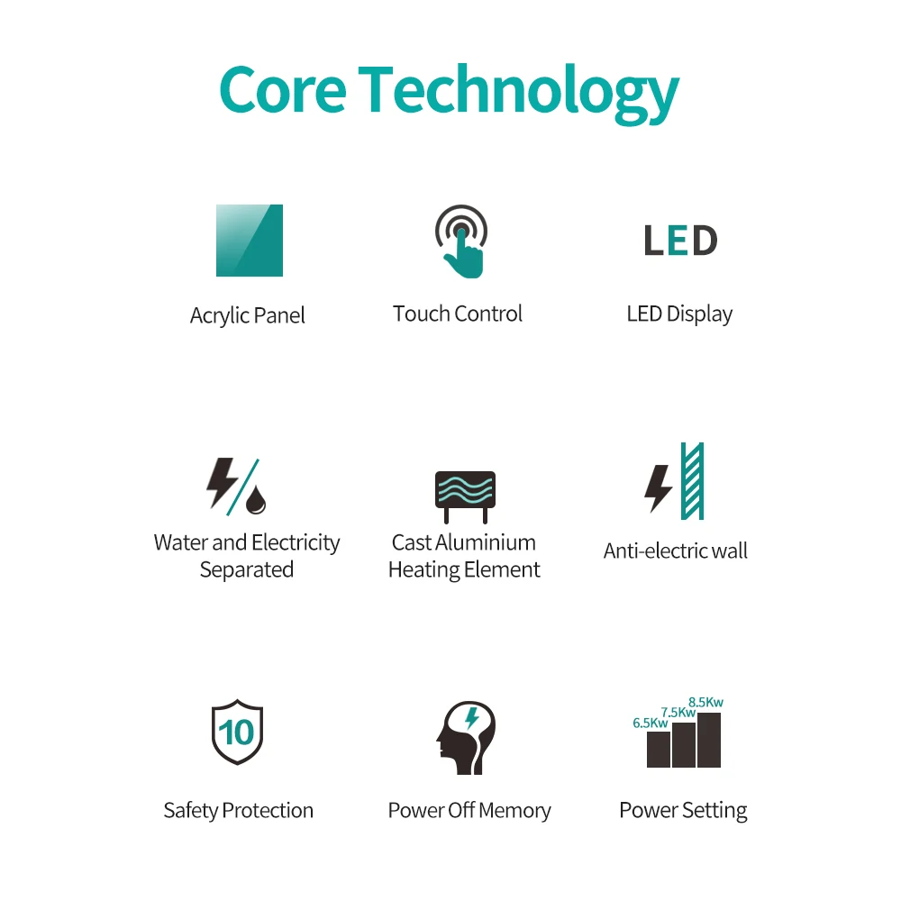 SiHUA  wholesale  hot water tankless instant water heater calentador de agua electrico for shower