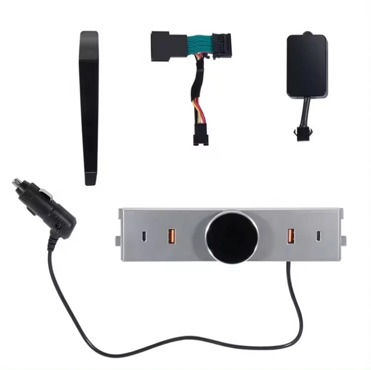 Multiport Charging Wireless Charger USB HUD Docking Station 4 Fast Charging Adapter For Tesla Model 3 Highland 2024