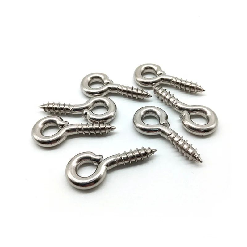 Stainless Steel M6 Long Eye Lag Screw