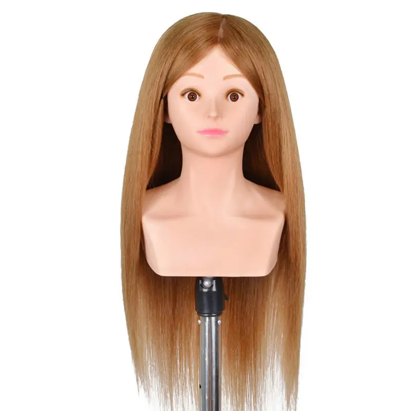 Bestseller Training Model Head and Hair Training+Hair Dyeing and Perm Practice Hairdressor Beauty School Salon