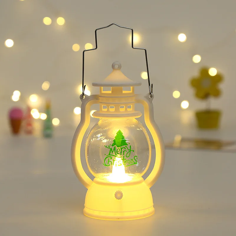 Wholesale Christmas Holiday Handheld Lamp Light Kerosene Lamp Retro Oil LED Lamp Thanksgiving Party Banquet Handheld Night Light