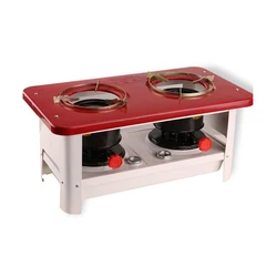 HQKS-2648 Camping Picnic Burner Furnace Diesel Heater Stove 20 Wicks Double Burner Kerosene Stove