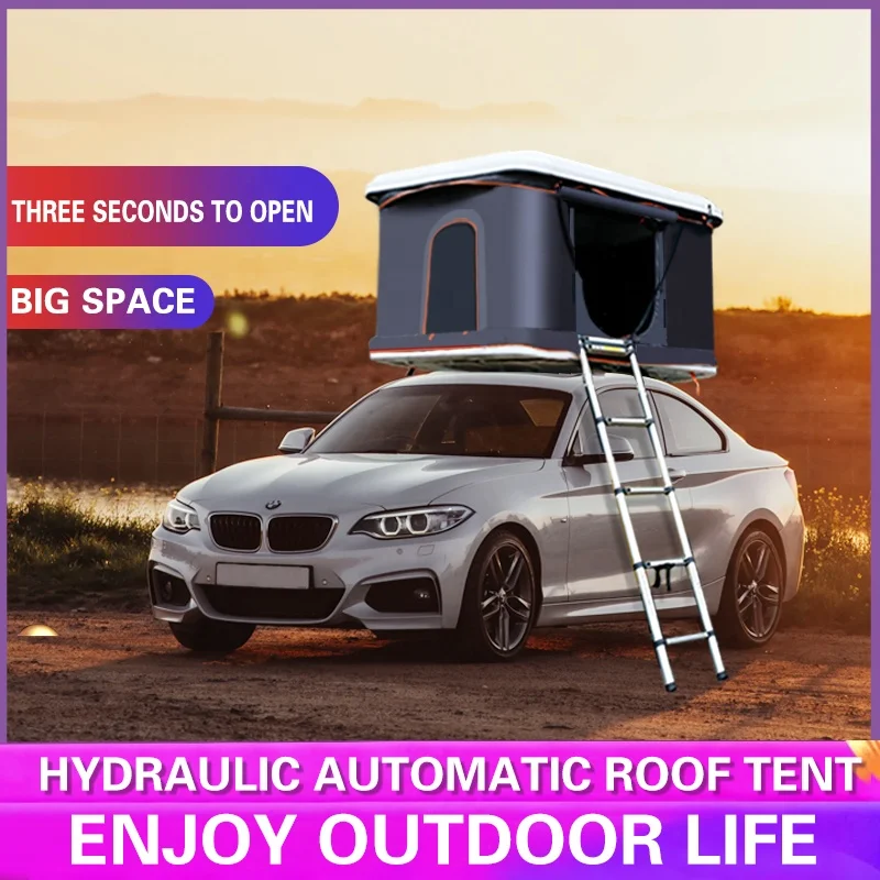 2021 Eco-Friendly Double Layers Waterproof 4X4 Folding Camping Hard Shell Car Roof Top Rooftop Tent
