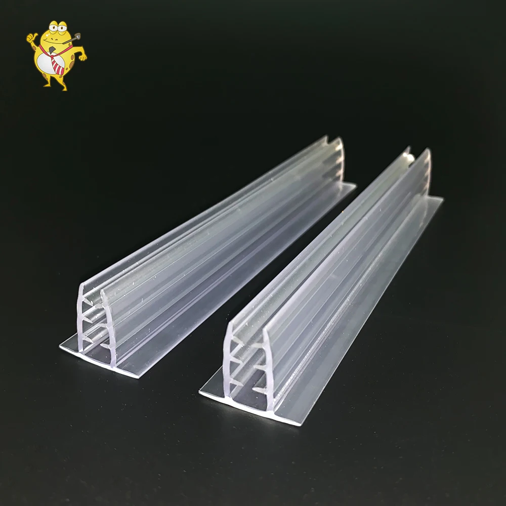 Plastic transparent wide base super grip sign holder soft rigid talker clips