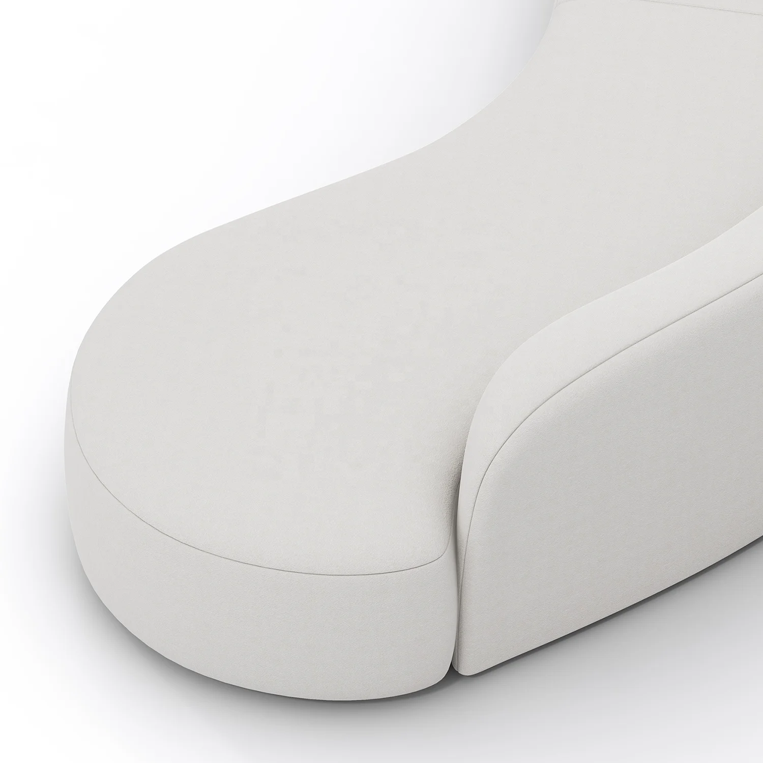 Italian Light Design Models Curved Large Corner Round Villa Living Room Cream Wind Shaped Luxury Sofa