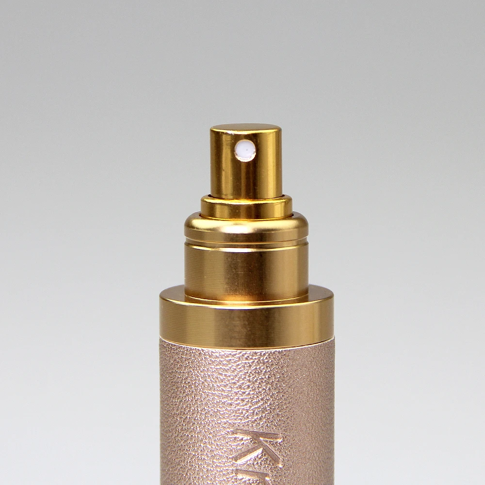 Customized Logo Leather Shell Case Luxury Beauty Spray Bottle 5 ml 10 ml 15 ml 20 ml Cologne Fragrance Atomizer