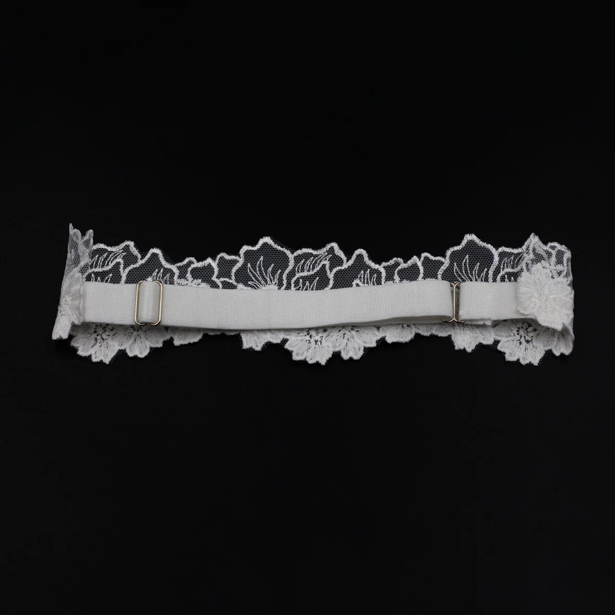 LR032 Exquisite Wedding Bridal Garter Lace Crystal Beading High Elastic Band Brides Bridesmaid Leg Ring Women Small Gifts