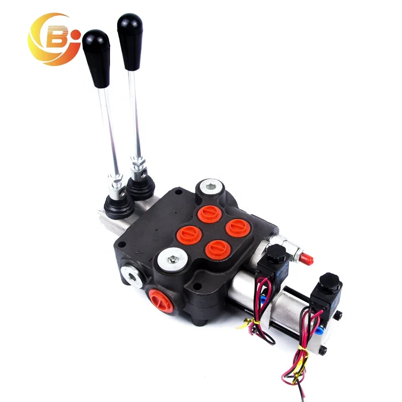 Junbao 80LPM P80 Electric Hydraulic Control Valve with Wireless Control