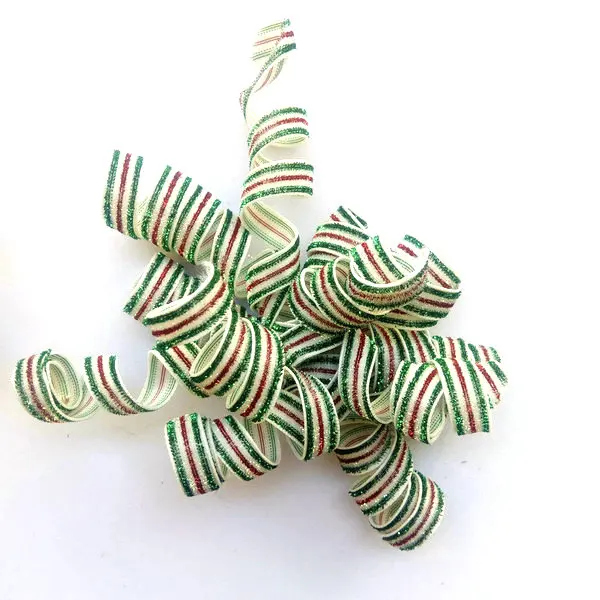 Fall Winter Christmas Theme Gift Box Packaging Decoration Stripes Natural  Hessian Jute Burlap Woven Ribbon Decoration Curly Bow