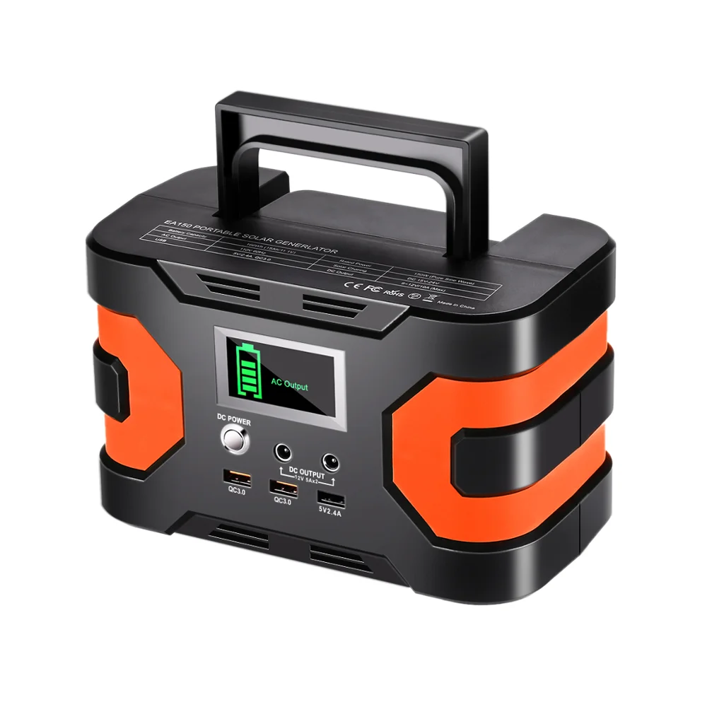 Solar Power System Kit 12V DC Battery Camping Hiking Powered Electric Generator with Inverter