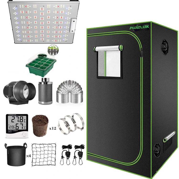 Commercial Plant Complete Kit Commercial Hydroponic Growing Tents Full Spectrum Led Grow Light For Indoor
