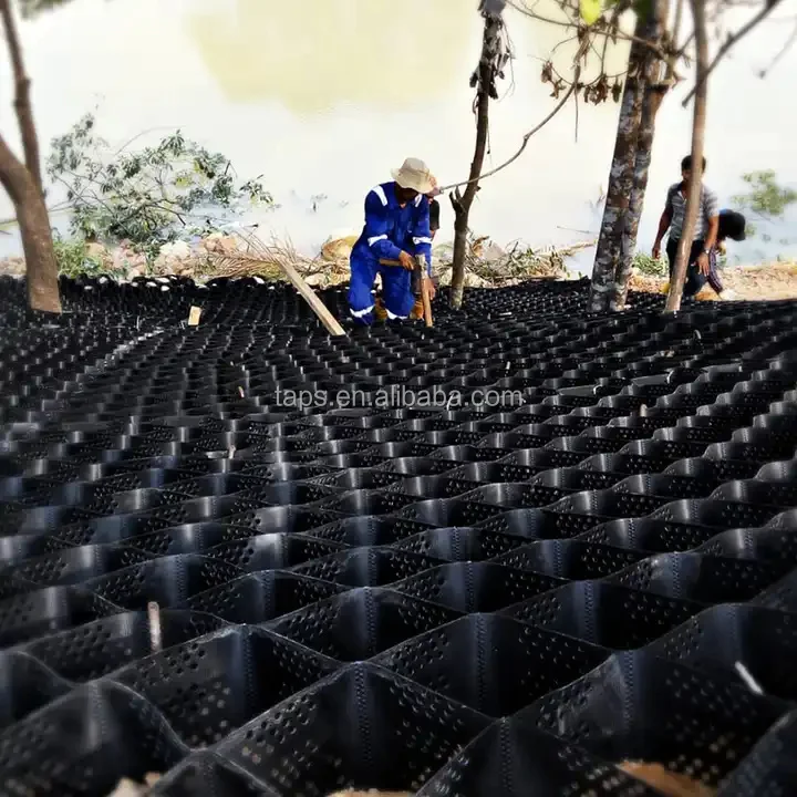 Smooth HDPE Geocell for Outdoor Slope Stabilization Retaining Wall Competitive Price