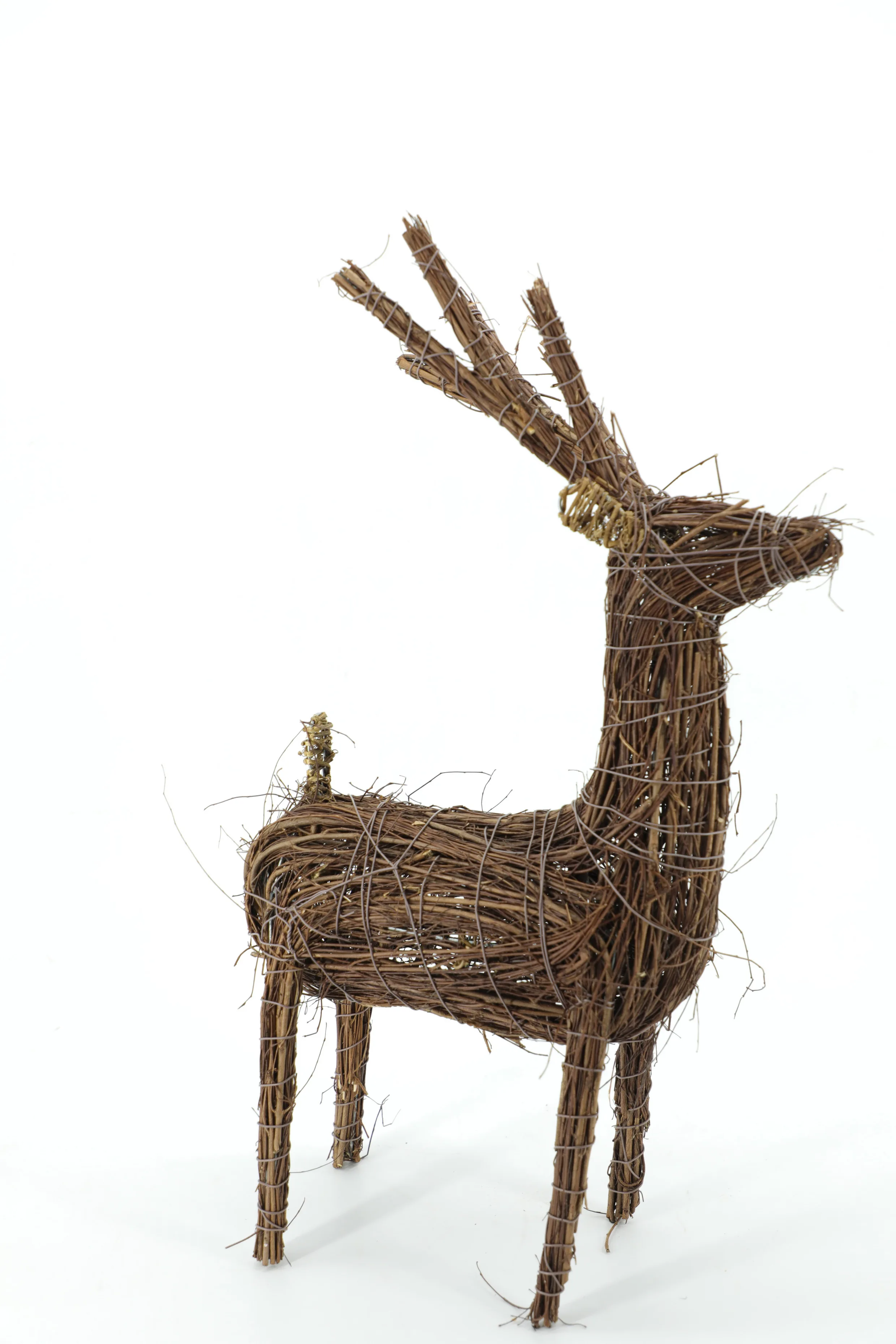 wood/rattan made deer, YS21-047